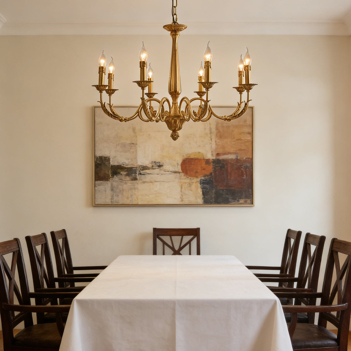 Savena Brass Chandelier
