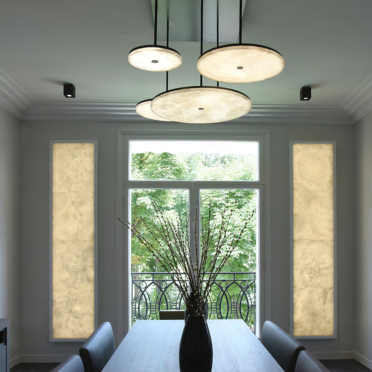 Vanetta Alabaster Pendant Light