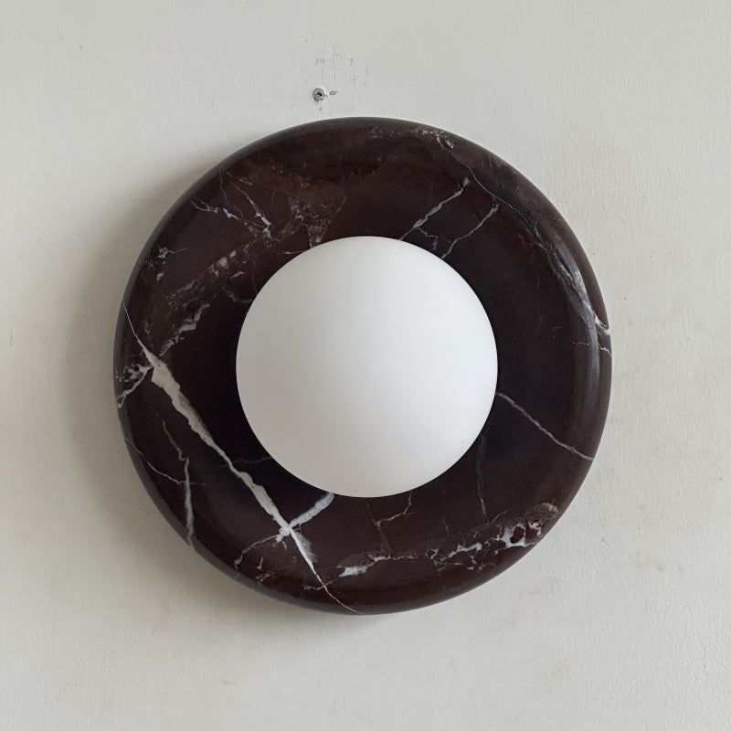 Gelso Deep Purple Red Marble Sconce
