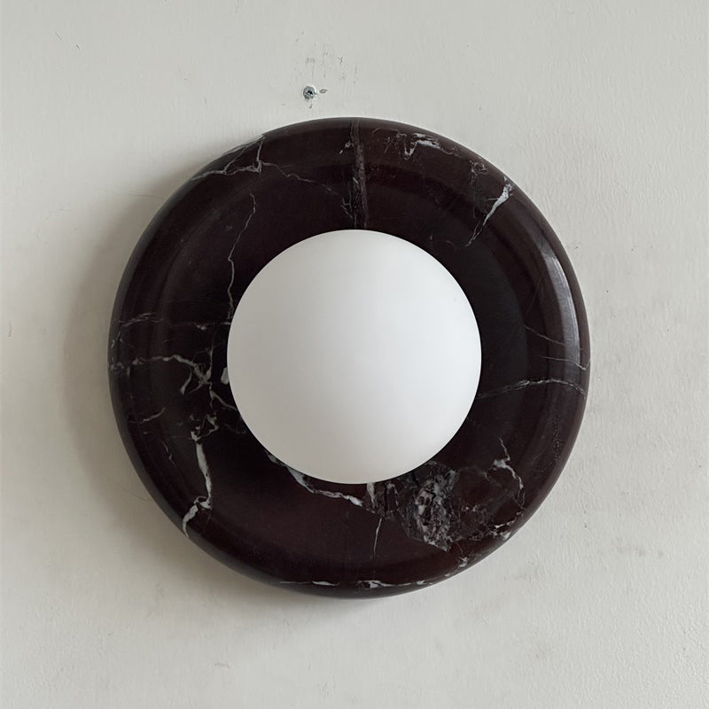 Gelso Deep Purple Red Marble Sconce