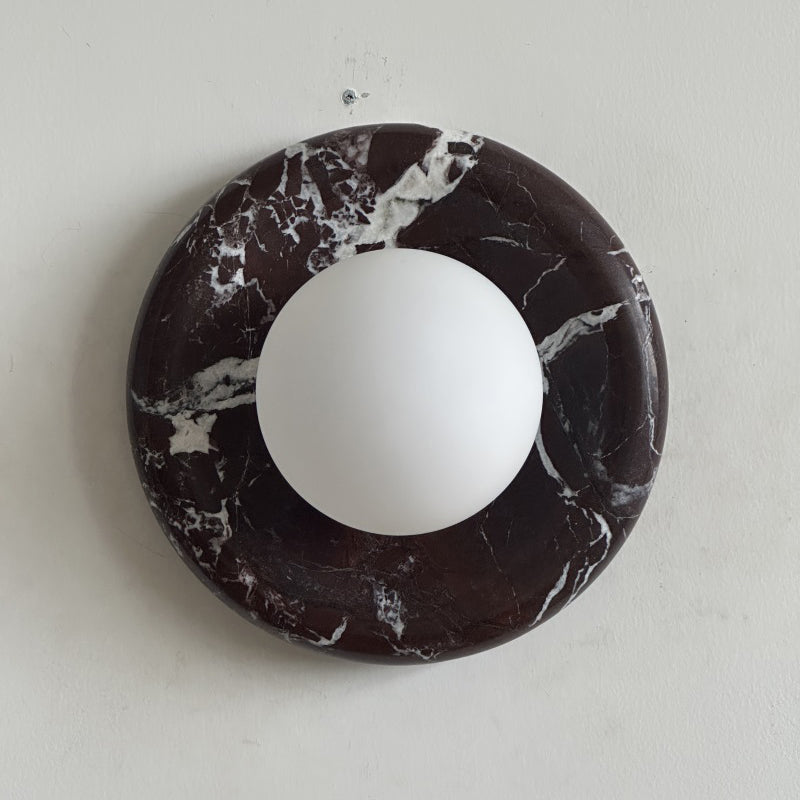 Gelso Deep Purple Red Marble Sconce