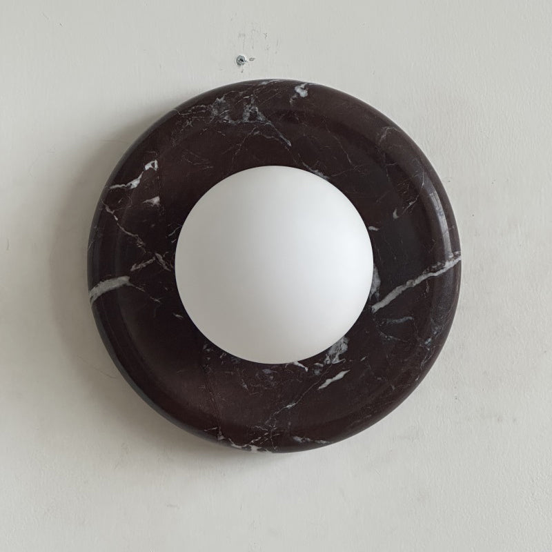Gelso Deep Purple Red Marble Sconce
