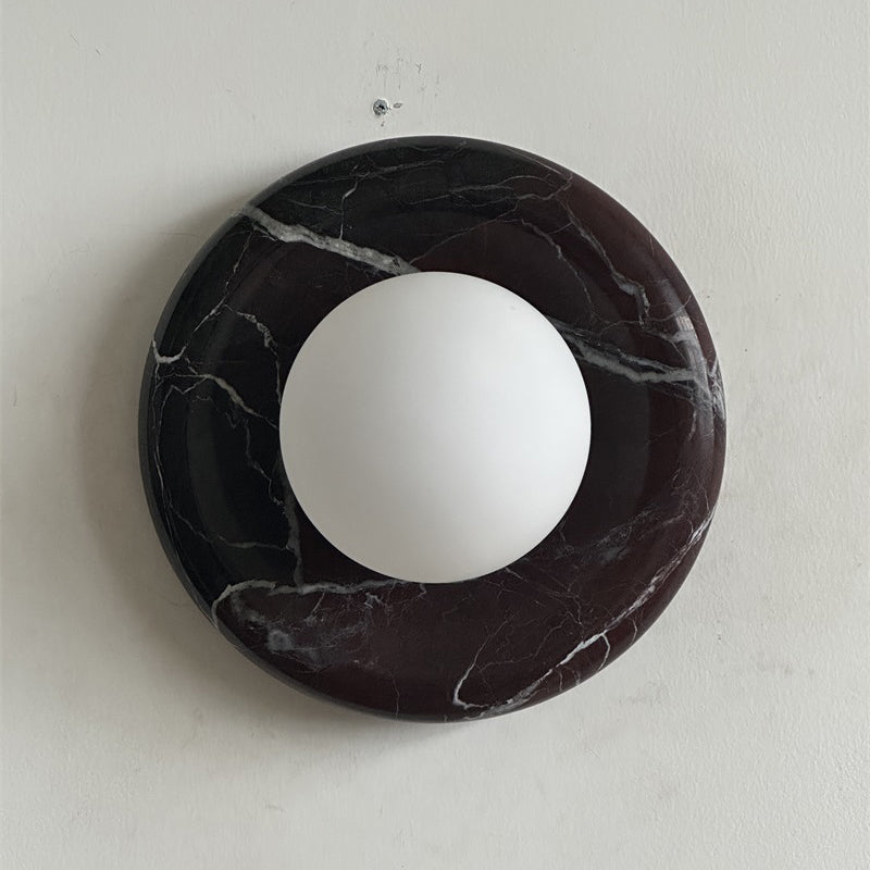 Gelso Deep Purple Red Marble Sconce