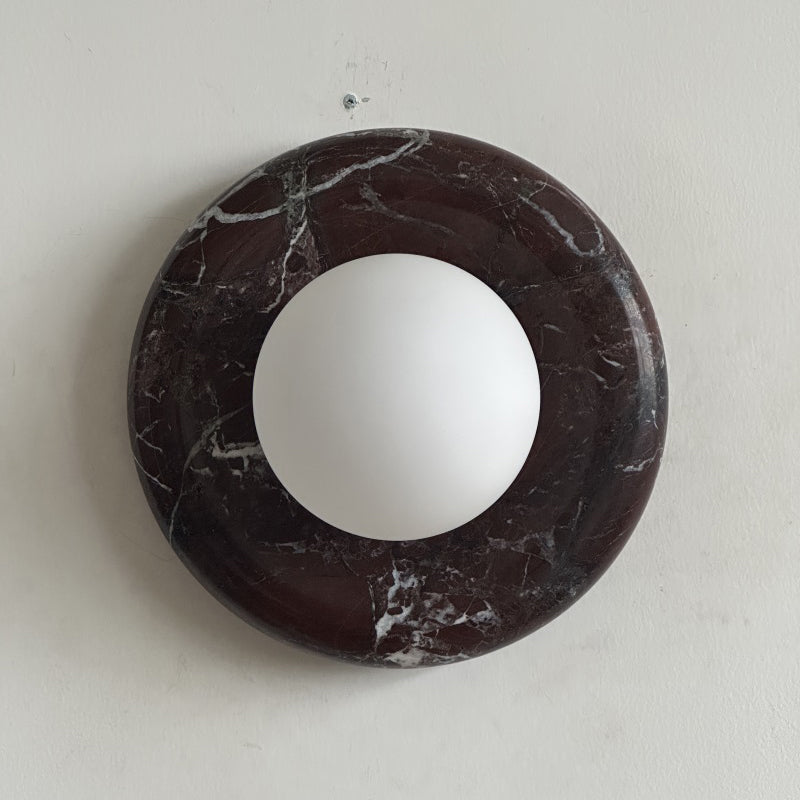 Gelso Deep Purple Red Marble Sconce