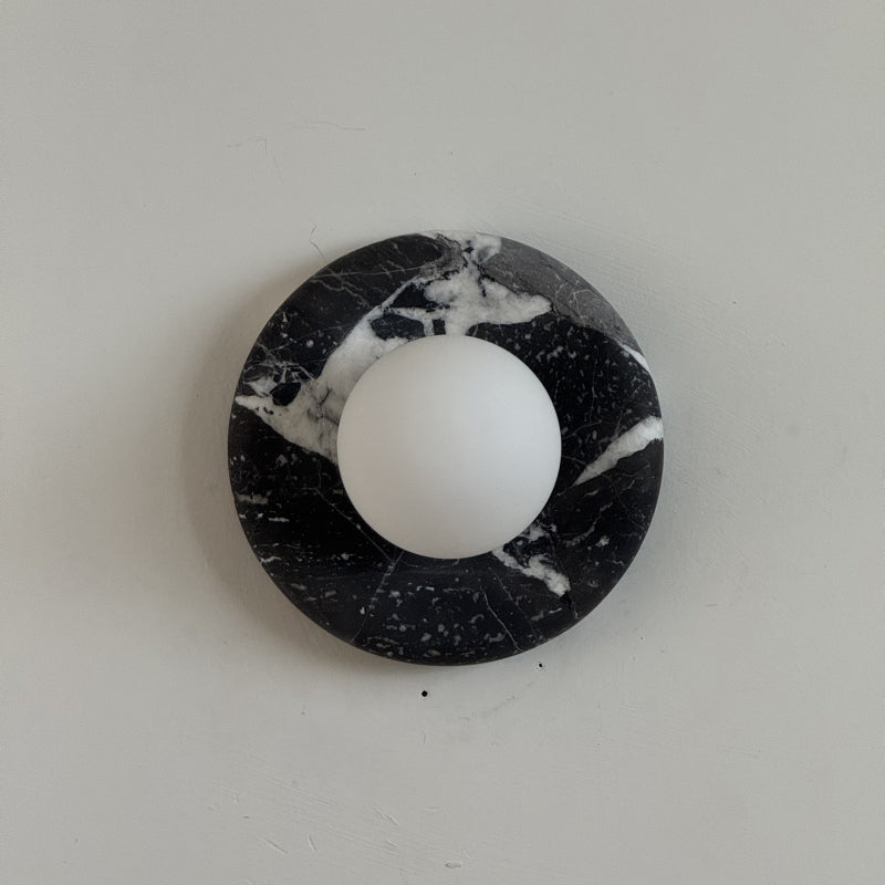 Gelso Marble Black Sconce