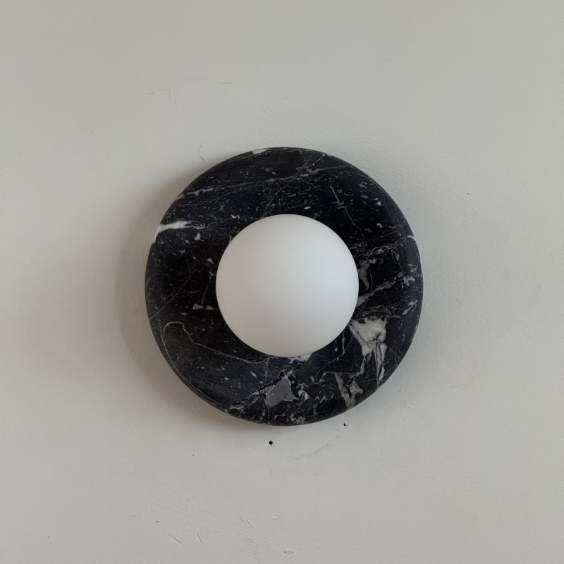 Gelso Marble Black Sconce