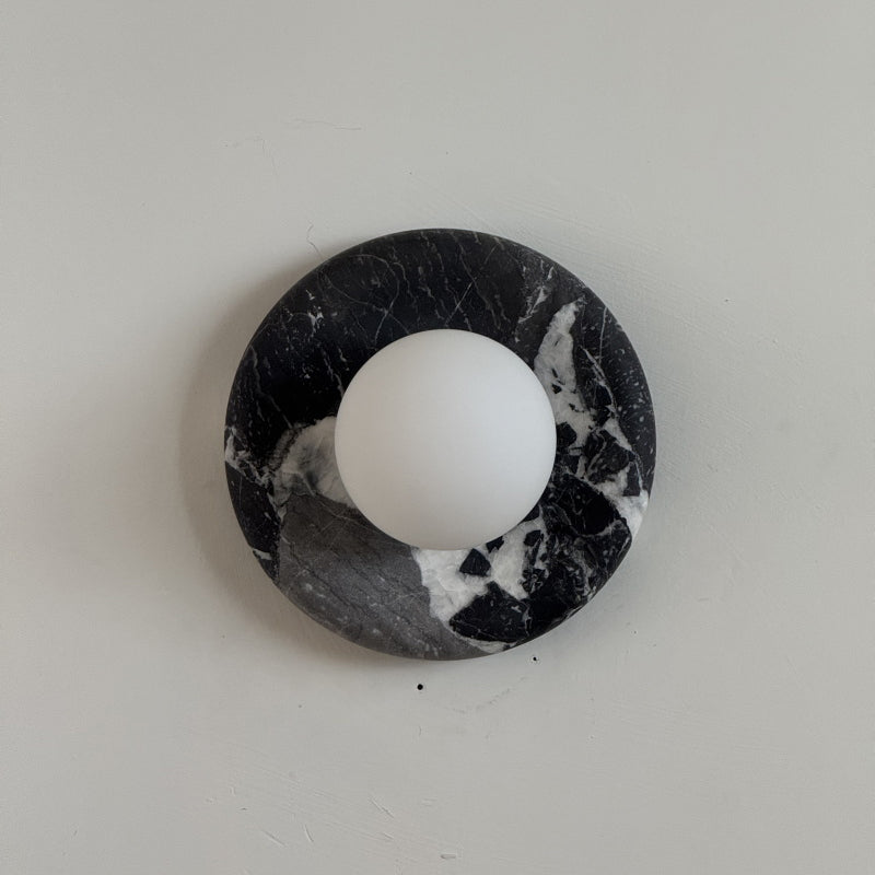 Gelso Marble Black Sconce