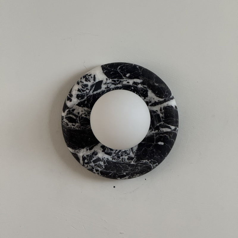 Gelso Marble Black Sconce