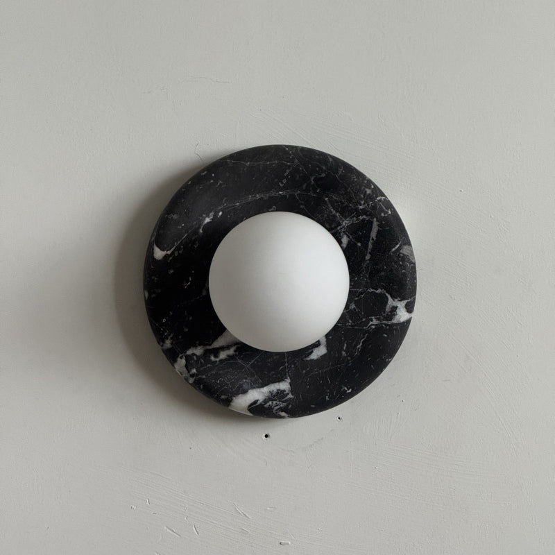 Gelso Marble Black Sconce