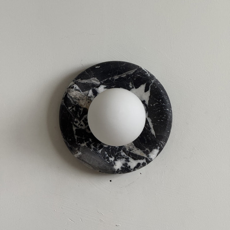 Gelso Marble Black Sconce