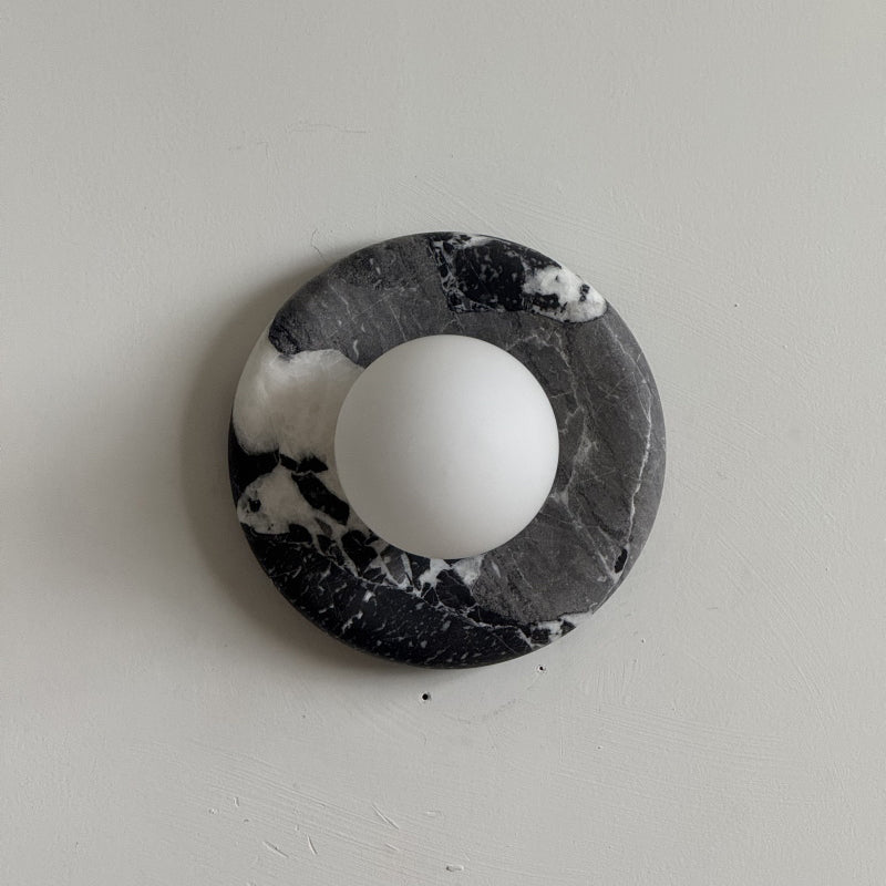 Gelso Marble Black Sconce