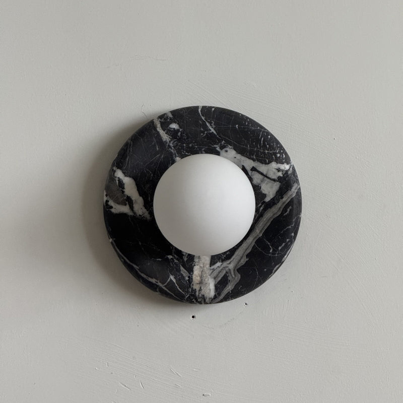 Gelso Marble Black Sconce