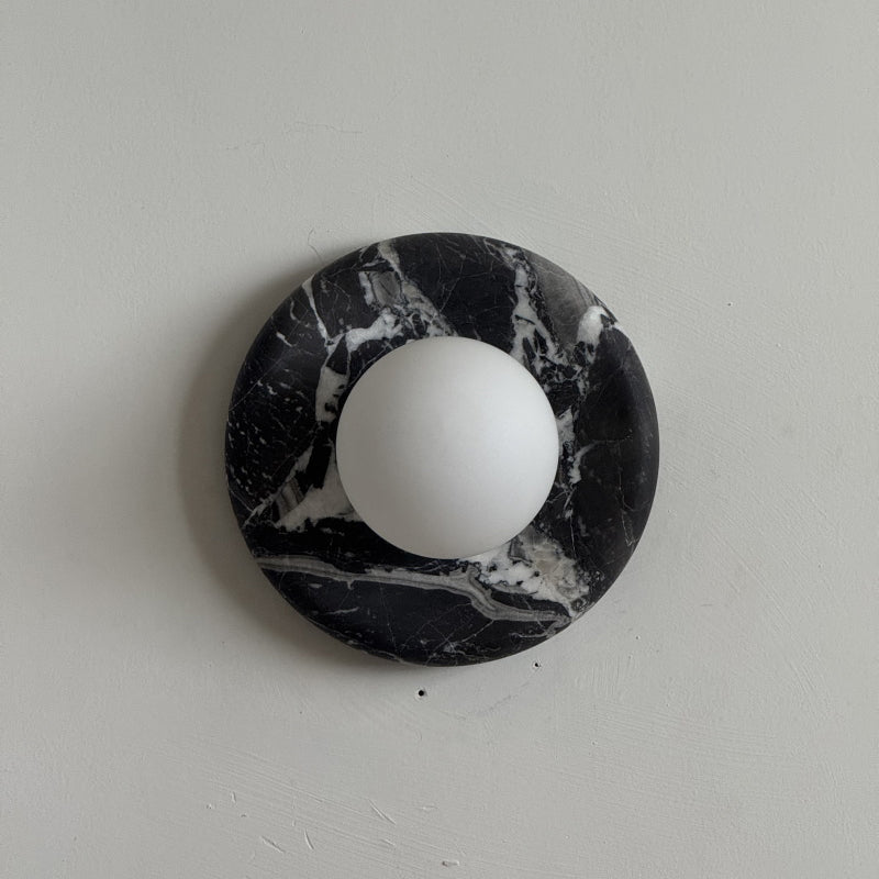 Gelso Marble Black Sconce
