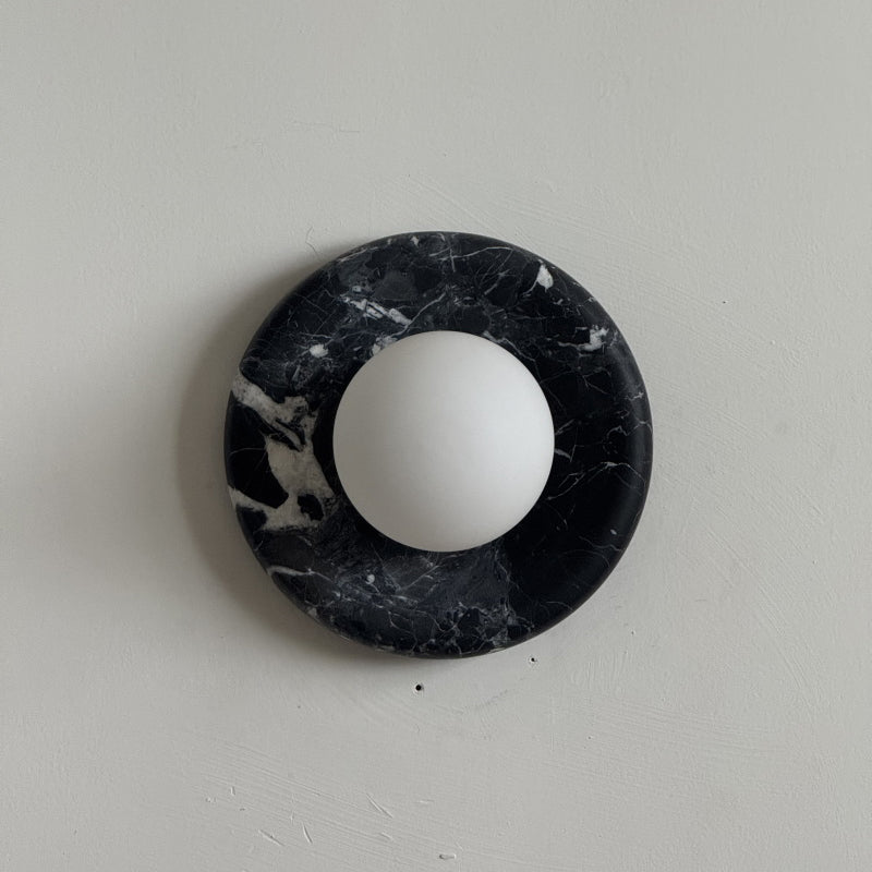 Gelso Marble Black Sconce