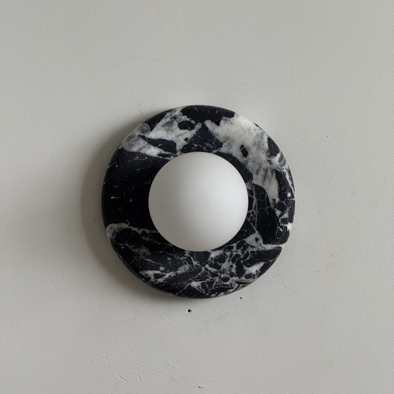 Gelso Marble Black Sconce