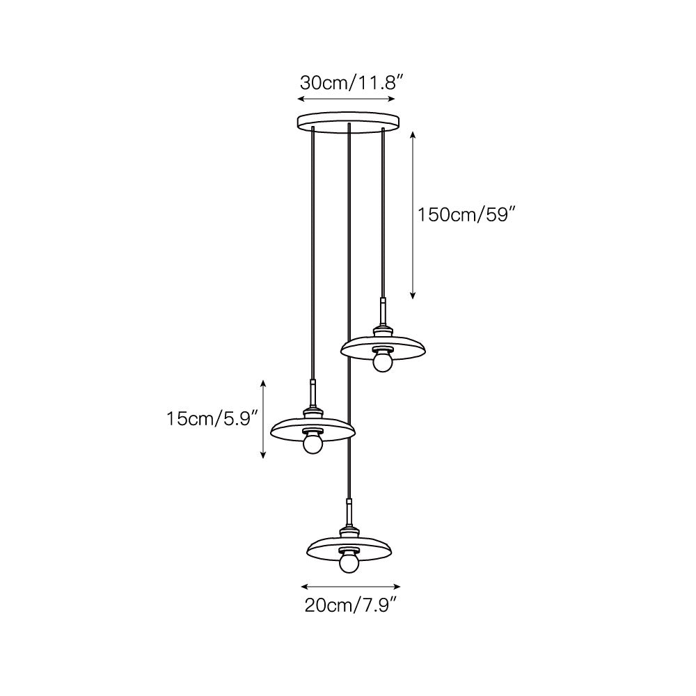 Nemi Cluster Marble Chandelier