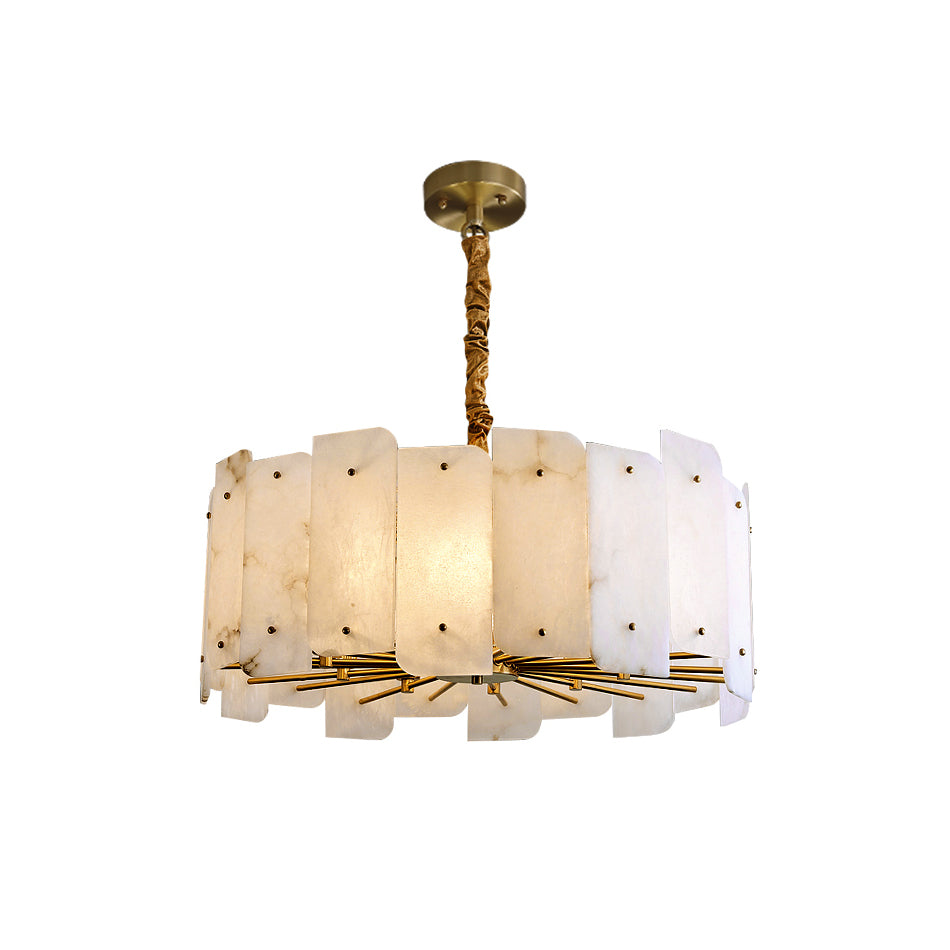 Ambra Alabaster Tiered Chandelier
