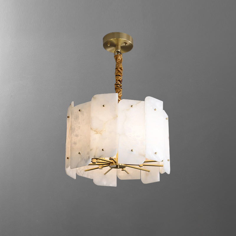 Ambra Alabaster Tiered Chandelier